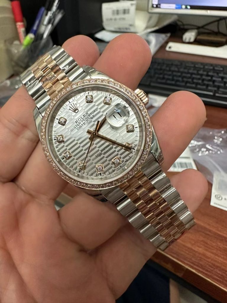 Replica Rolex Watch Datejust 126281 Sliver Fluted Dial VS Factory 36mm (1)