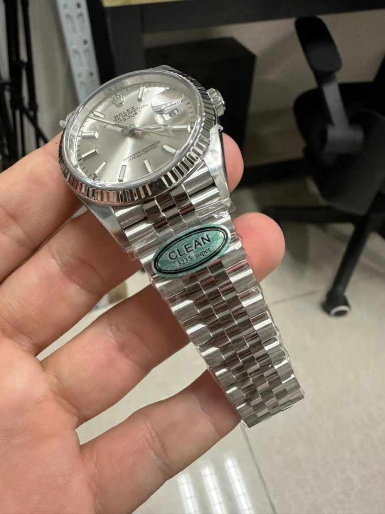 Rolex DateJust 126234 Sliver Dial Best Replica Clean Factory 36mm (3)