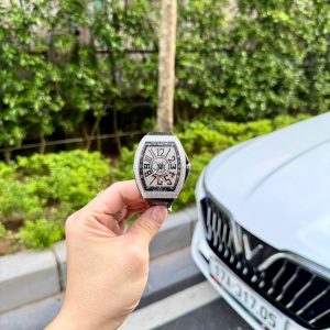 Đồng Hồ Franck Muller Đính Full Đá Vanguard V45 Xưởng ABF Replica 45mm (1)