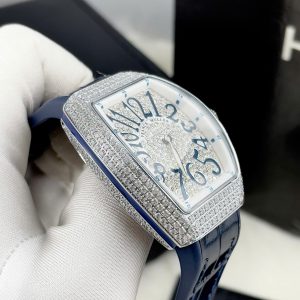 Đồng Hồ Franck Muller Nữ Máy Pin Nhật Đính Full Đá V32 36mm (1)