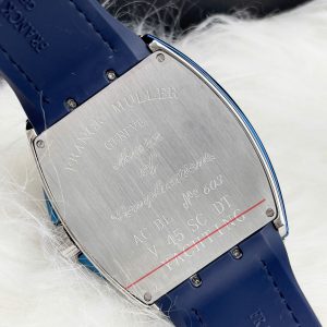 Đồng Hồ Franck Muller V45 Fake Máy Nhật Automatic Màu Xanh 45mm (6)