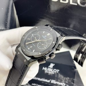 Đồng Hồ Hublot Chronograph Màu Đen Máy Cơ Nhật Fake Cao Cấp 42mm (4)