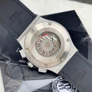 Đồng Hồ Hublot Chronograph Màu Xám Máy Cơ Automatic Fake Nhật 42mm (6)