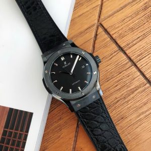 Đồng Hồ Hublot Classic Fusion Black Ceramic Replica Cao Cấp Xưởng JJZ 42mm (2)