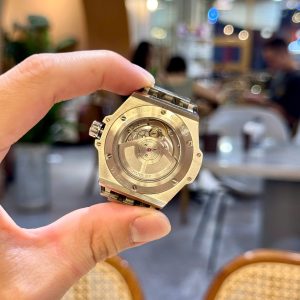 Đồng Hồ Hublot Dây Cao Su Big Bang One Click Đính Đá Replica Cao Cấp 39mm (8)