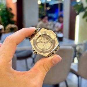 Đồng Hồ Hublot Dây Cao Su Màu Đen Đính Full Đá Big Bang One Click 39mm (1)