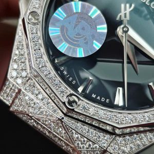 Đồng Hồ Hublot Orlinski Đính Full Đá Moissanite Hong Kong APS 40mm (7)