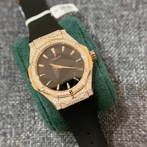 Đồng Hồ Hublot Orlinski King Gold Đính Đá Moissanite Hong Kong APS 40mm (7)