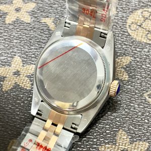 Đồng Hồ Nữ Rolex Fake Máy Cơ Nhật DateJust Mặt Số Xám 31mm (1)