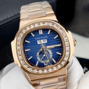 Đồng Hồ Patek Philippe Automatic Nhật Nautilus 5726 Đính Đá Fake 41mm (1)