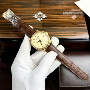 Đồng Hồ Patek Philippe Fake Cao Cấp Máy Thụy Sỹ Xưởng GR Calatrava 5227 39mm (1)