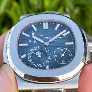 Đồng Hồ Patek Philippe Fake Cao Cấp Nautilus 5712 Mặt Xanh Xưởng GR 40mm (1)
