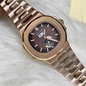 Đồng Hồ Patek Philippe Fake Máy Nhật Nautilus 5726 Mặt Nâu Cafe 41mm (8)