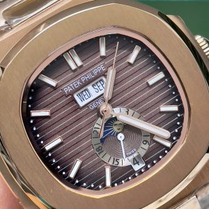 Đồng Hồ Patek Philippe Fake Máy Nhật Nautilus 5726 Mặt Nâu Cafe 41mm (8)