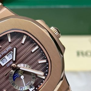 Đồng Hồ Patek Philippe Fake Máy Nhật Nautilus 5726 Mặt Nâu Cafe 41mm (8)