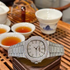 Đồng Hồ Patek Philippe Nautilus 5719 Đính Full Đá Replica Cao Cấp 40mm (9)