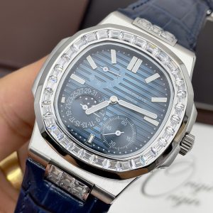 Đồng Hồ Patek Philippe Nautilus 5724 Màu Xanh Fake Máy Nhật 40mm (8)