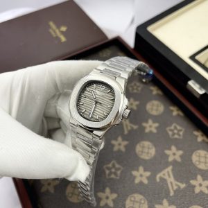 Đồng Hồ Patek Philippe Nautilus 7118 Mặt Xám Fake Máy Pin Nhật 35 (6)