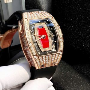 Đồng Hồ Richard Mille RM037 Đính Đá Moissanite Hong Kong Rep 11 Nữ 36mm (6)