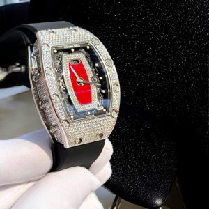 Đồng Hồ Richard Mille RM037 Nữ Đính Đá Moissanite Hong Kong Rep 11 36mm (7)