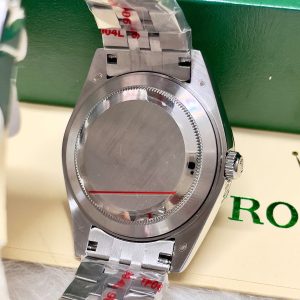 Đồng Hồ Rolex DateJust Fake Máy Cơ Nhật Mặt Xanh Số La Mã 38-41mm (4)