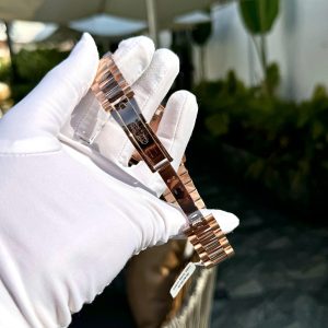 Đồng Hồ Rolex Day-Date 228235 Phủ Vàng Mặt Số Ombre Xám 185 Grams 40mm (2)