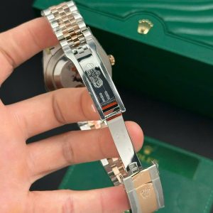 Đồng Hồ Rolex Nam Rep 11 DateJust Mặt Số Đen Xưởng Clean 41mm (1)