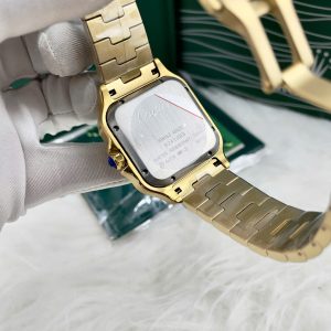 Đồng Hồ Cartier Fake Máy Cơ Automatic Nhật Santos Nam Dây Thép (7)