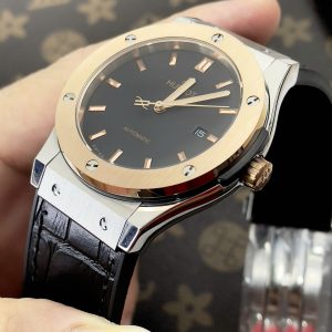 Đồng Hồ Hublot Automatic Nam Máy Cơ Nhật Viền King Gold Fake 38-42mm (7)