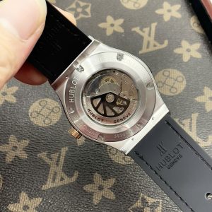 Đồng Hồ Hublot Automatic Nam Máy Cơ Nhật Viền King Gold Fake 38-42mm (7)