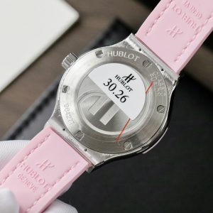 Đồng Hồ Hublot Classic Fusion Nữ Mặt Xà Cừ Đính Full Đá Replica 11 33mm (2)