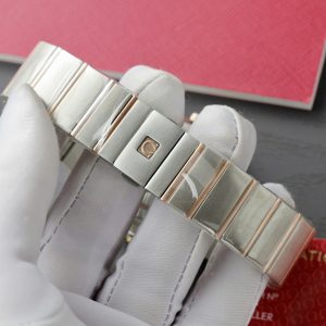 Đồng Hồ Omega Constellation Fake Cao Cấp Mặt Chocolate Đính Đá Máy Thụy Sỹ (7)