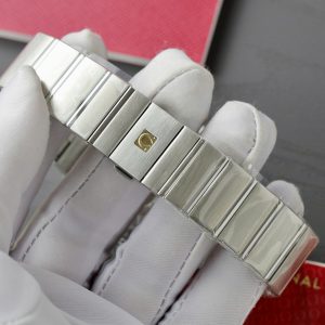 Đồng Hồ Omega Constellation Nam Đính Đá Fake Máy Thụy Sỹ 38mm (1)