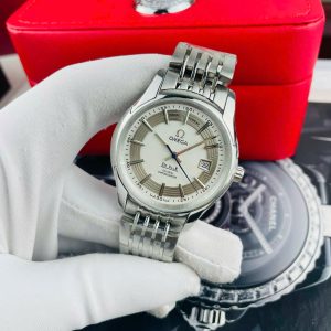 Đồng Hồ Omega De Ville Fake Cao Cấp Máy Cơ Automatic Nhật Dây Thép 40mm (1)