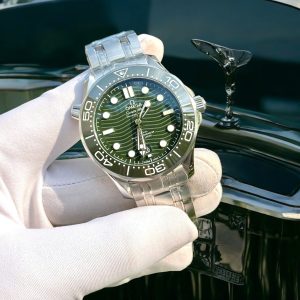 Đồng Hồ Omega Seamaster Diver 300M Replica Cao Cấp Mặt Xanh Lá Cây VSF 42mm (4)