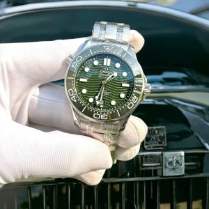 Đồng Hồ Omega Seamaster Diver 300M Replica Cao Cấp Mặt Xanh Lá Cây VSF 42mm (4)