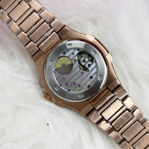 Đồng Hồ Patek Philippe Máy Cơ Nhật Nautilus 5724 Mặt Đen Fake 40mm (6)