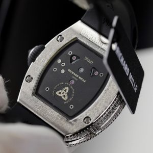 Đồng Hồ Richard Mille RM51-02 Đính Đá Dây Cao Su Màu Đen 40mm (9)