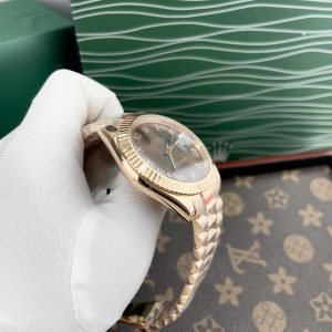 Đồng Hồ Rolex DateJust Fake Máy Cơ Automatic Nhật Mặt Chocolate 38-41mm (1)