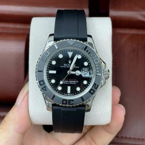 Đồng Hồ Rolex Máy Nhật Fake Cao Cấp Yacht Master Màu Đen 40mm (1)