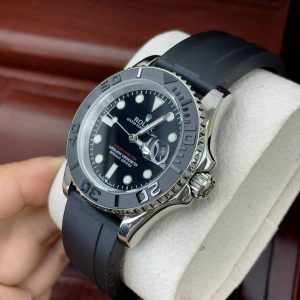 Đồng Hồ Rolex Máy Nhật Fake Cao Cấp Yacht Master Màu Đen 40mm (1)