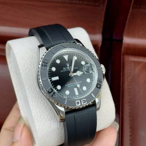 Đồng Hồ Rolex Máy Nhật Fake Cao Cấp Yacht Master Màu Đen 40mm (1)