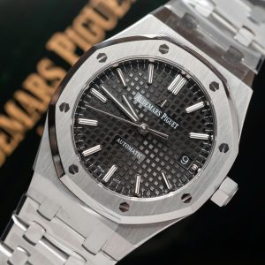 Đồng Hồ Audemars Piguet Rep 11 Royal Oak 15450ST Mặt Đen Xưởng APS 41mm (8)