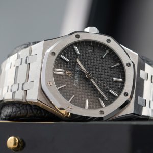 Đồng Hồ Audemars Piguet Rep 11 Royal Oak 15500ST Mặt Xám Xưởng APS 41mm