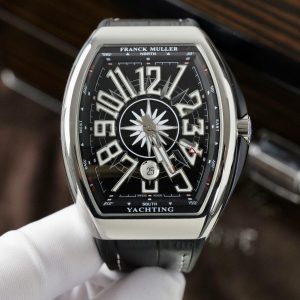 Đồng Hồ Franck Muller V45 Fake Cao Cấp Máy Thuỵ Sỹ Màu Đen Xưởng ABF 45mm (9)