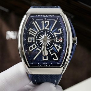 Đồng Hồ Franck Muller V45 Fake Cao Cấp Máy Thuỵ Sỹ Màu Xanh Dương ABF 45mm (8)