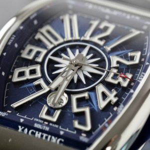 Đồng Hồ Franck Muller V45 Fake Cao Cấp Máy Thuỵ Sỹ Màu Xanh Dương ABF 45mm (8)