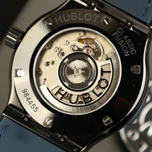 Đồng Hồ Hublot Chế Tác Vỏ Gốm Đen Ceramic Mặt Xanh Máy Tinh Chỉnh SW300 42mm (9)