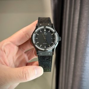 Đồng Hồ Hublot Chế Tác Vỏ Gốm Đen Tinh Chỉnh Máy SW300 Cao Cấp Nhất 42mm (1)