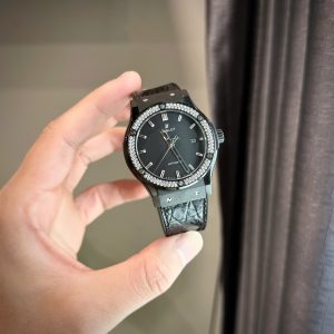 Đồng Hồ Hublot Chế Tác Vỏ Gốm Đen Tinh Chỉnh Máy SW300 Cao Cấp Nhất 42mm (1)